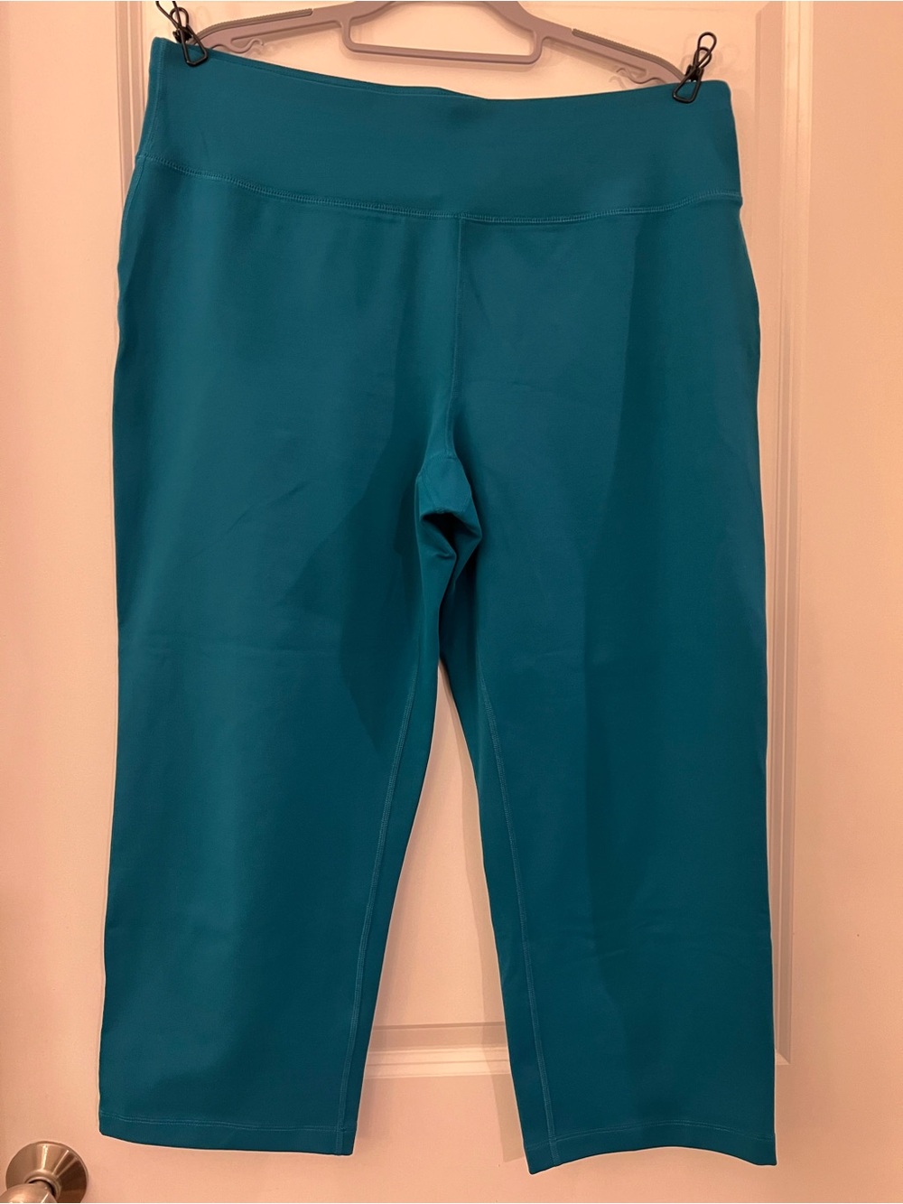 Lands' End Deep Teal Yoga/Workout Leggings - NWOT